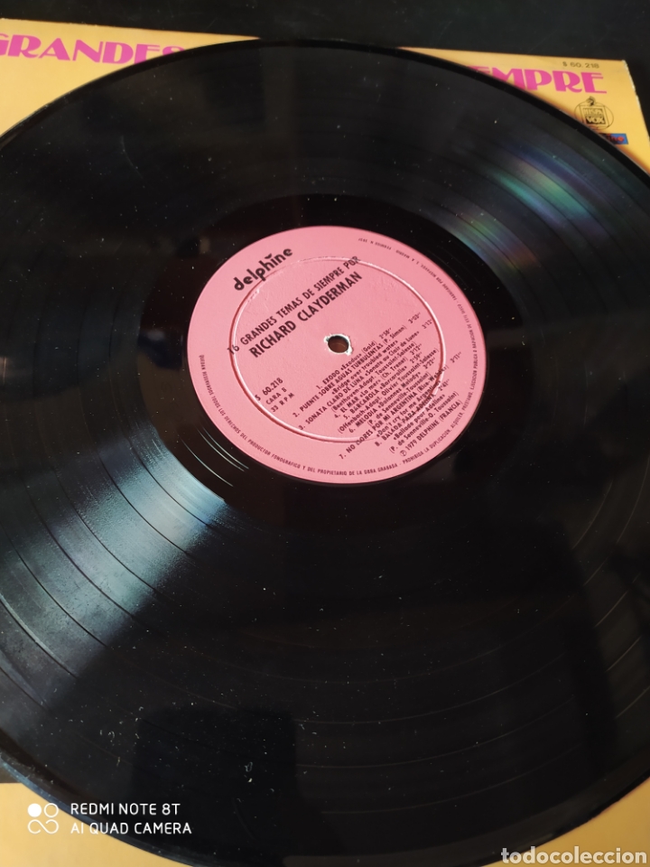 Discos de vinilo: Richard Clayderman. 16 Grandes temas de siempre. - Foto 5