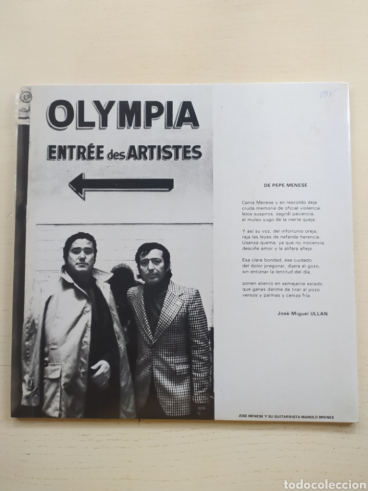 Discos de vinilo: LP Jos&eacute; Menese - Foto 2