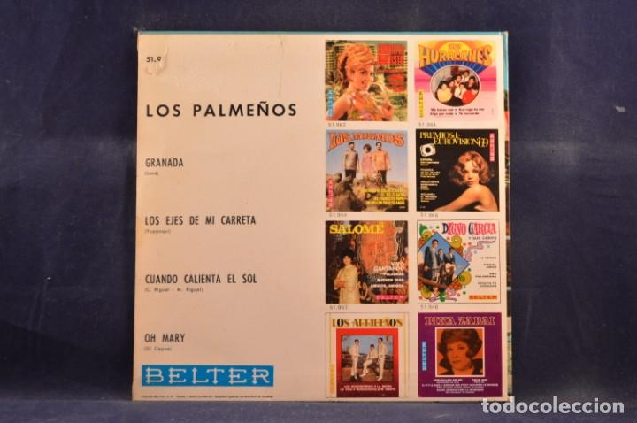 Discos de vinilo: LOS PALME&Ntilde;OS - LOS EJES DE MI CARRETA + 3 - EP - Foto 2