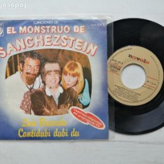 Disques de vinyle: CANCIONES DE EL MONSTRUO DE SANCHEZSTEIN SINGLE SPAIN 1978 INFANTIL EX/EX. Lote 262599730
