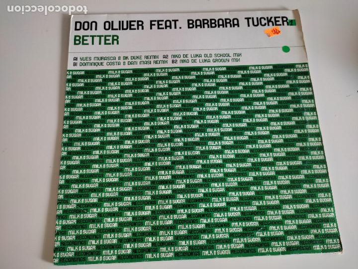 Discos de vinilo: Don Oliver Feat. Barbara Tucker - Better (12&rdquo;) - Foto 1