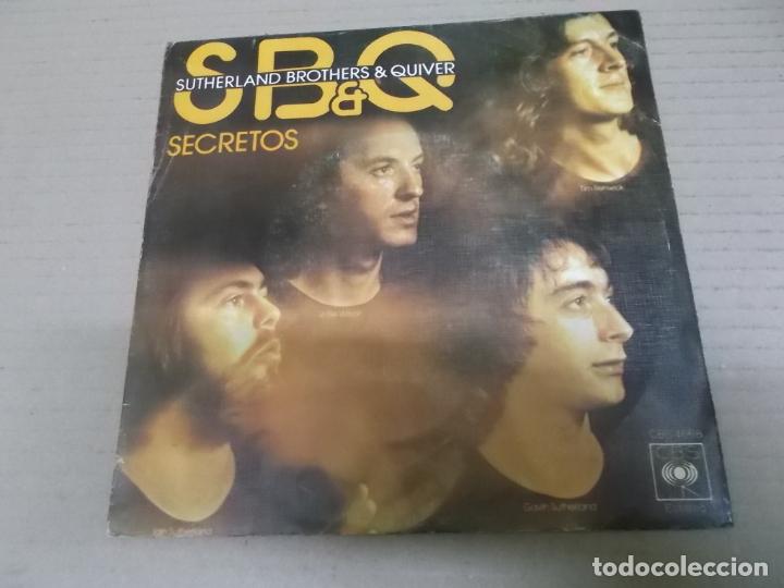 Discos de vinilo: SUTHERLAND BROTHERS & QUIVER (SINGLE) SECRETS A&Ntilde;O 1976 - Foto 1