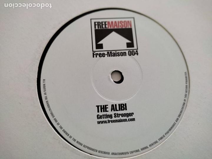 Discos de vinilo: The Alibi - Getting Stronger (12&rdquo;, S/Sided) - Foto 1