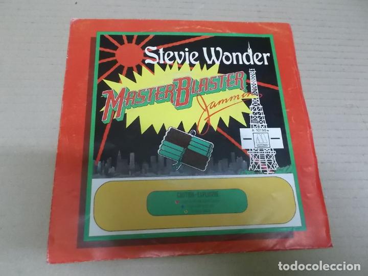 Discos de vinilo: STEVIE WONDER (SINGLE) MASTER BLASTER (JAMMIN&rsquo;) A&Ntilde;O 1980 - Foto 1