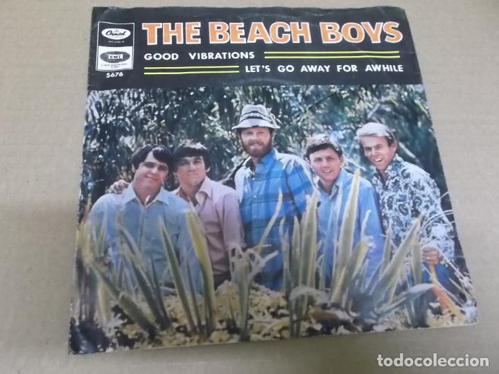 Discos de vinilo: THE BEACH BOYS (SINGLE) GOOD VIBRATIONS A&Ntilde;O 1966 - Foto 1