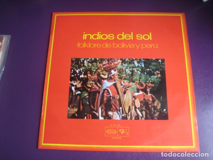 Disques de vinyle: INDIOS DEL SOL - LP MOVIEPLAY BARCLAY 1971- FOLKLORE DE PERU Y BOLIVIA - FOLK TRADICIONAL -