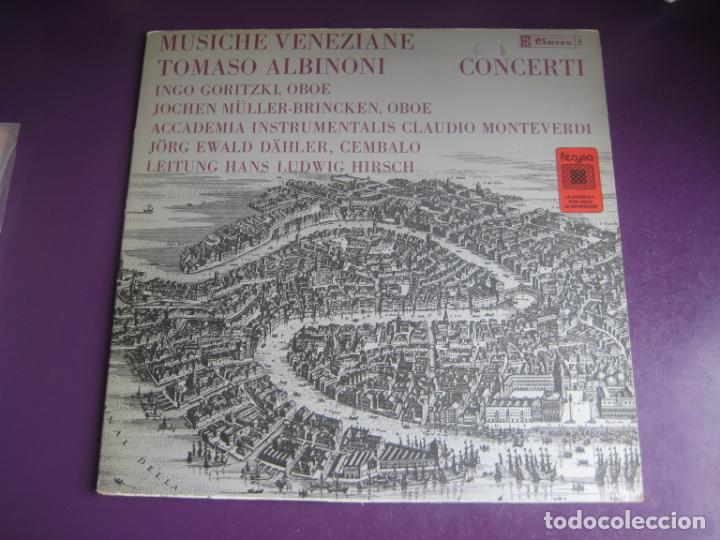 Discos de vinil: ALBINONI - INGO GORITZKI - DAHLER - HIRSCH - MUSICA VENEZIANA - LP CLASICA BARROCA - MUY POCO USO
