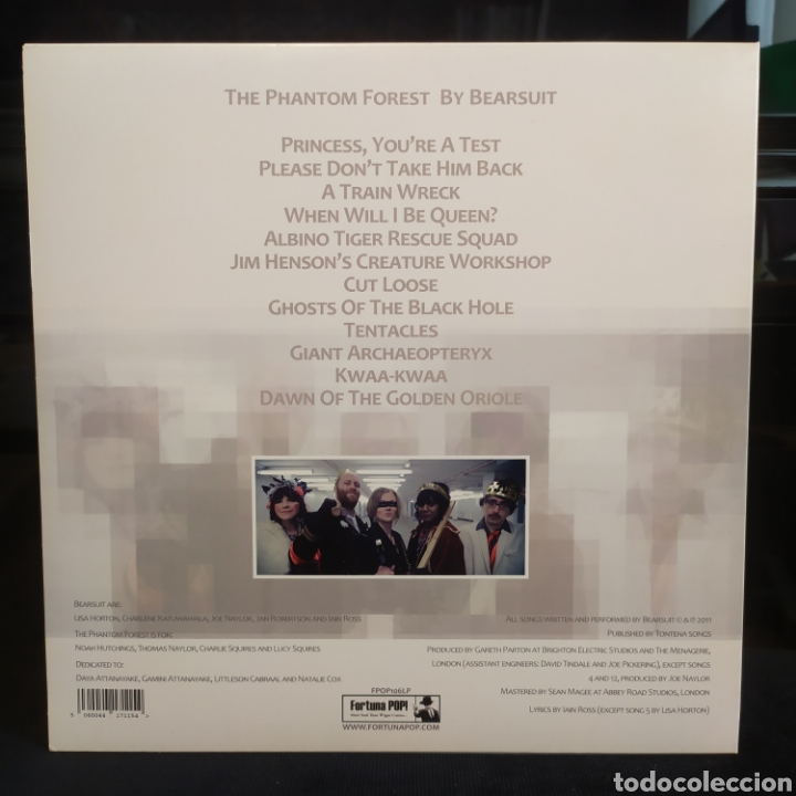 Discos de vinilo: Bearsuit - The Phantom Forest Vinilo Blanco UK 2011 - Foto 2