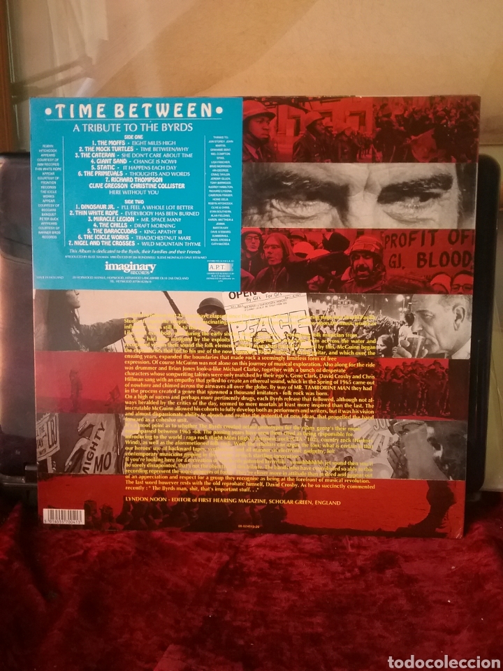 Discos de vinilo: TIME BETWEEN 1989 Tribute to Byrds IMAGINARY RECORDS - Foto 3