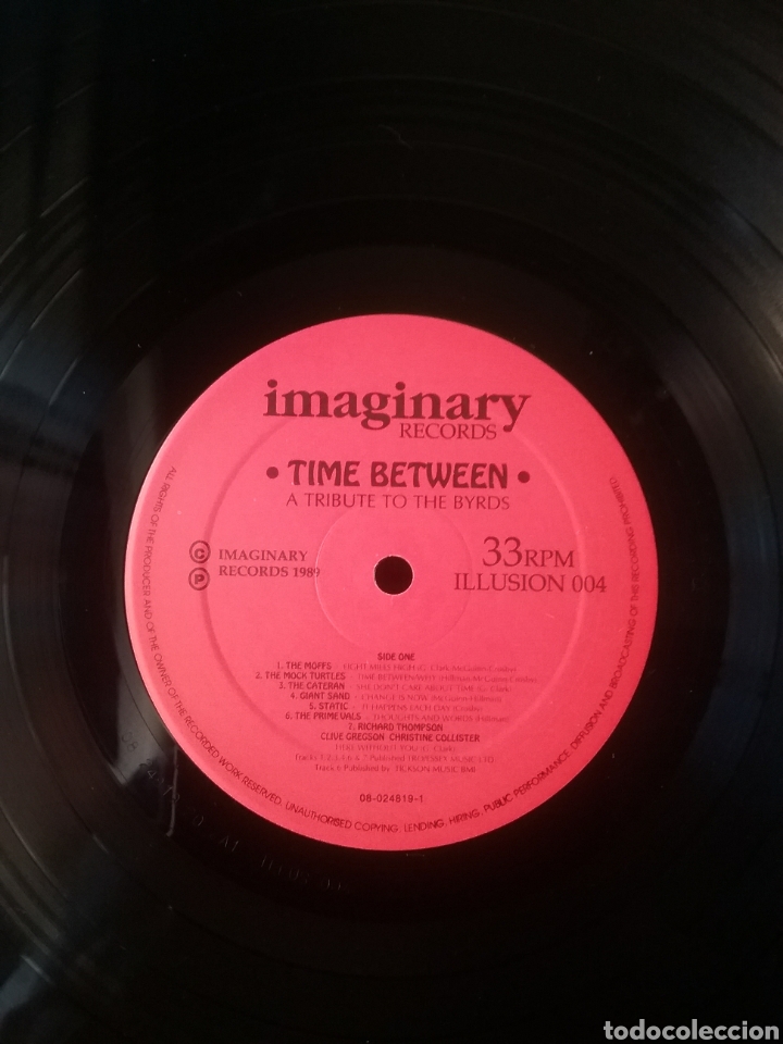 Discos de vinilo: TIME BETWEEN 1989 Tribute to Byrds IMAGINARY RECORDS - Foto 5