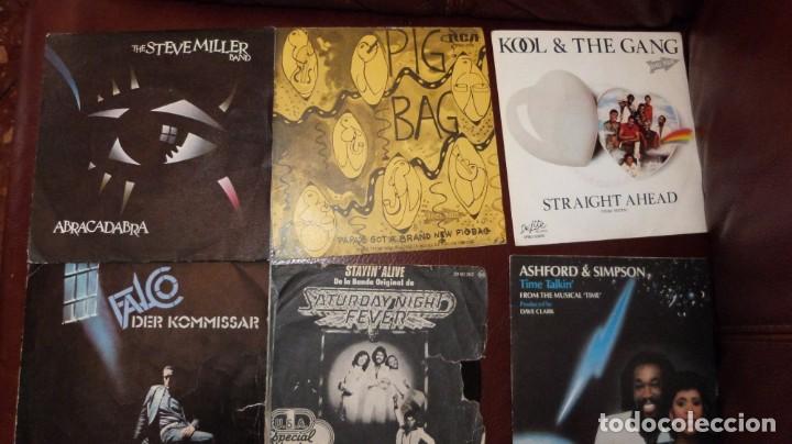 Discos de vinilo: LOTE 36 SINGLE A&Ntilde;OS 80-90, VER IMAGENES CONTENIDO.