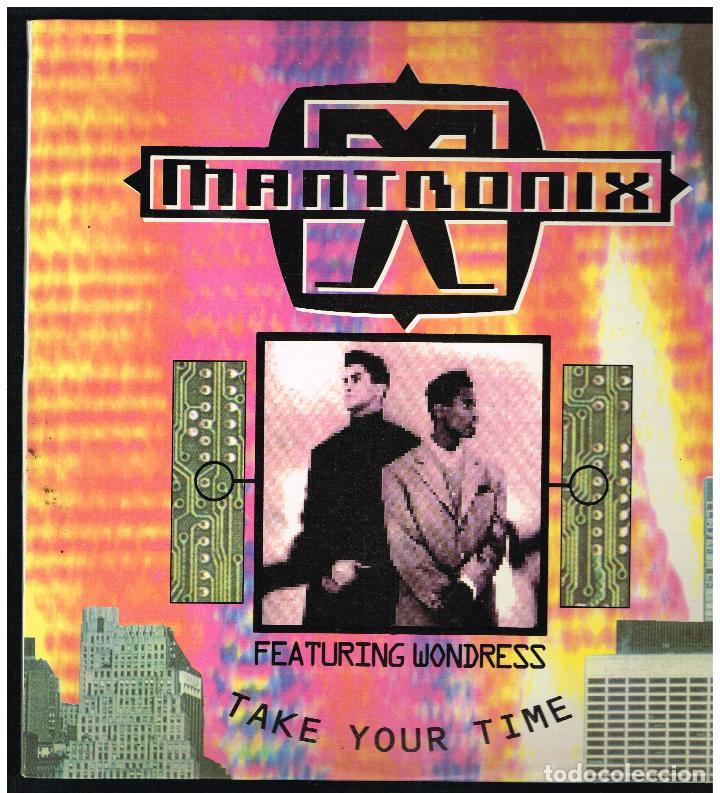 Discos de vinilo: MANTRONIX - TAKE YOUR TIME - MAXI SINGLE 1990 - ED. ESPA&Ntilde;A - Foto 1
