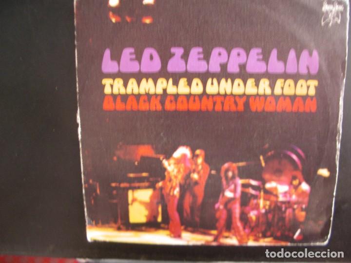 Discos de vinilo: LED ZEPPELIN- TRAMPLED UNDER FOOT. SINGLE. - Foto 1