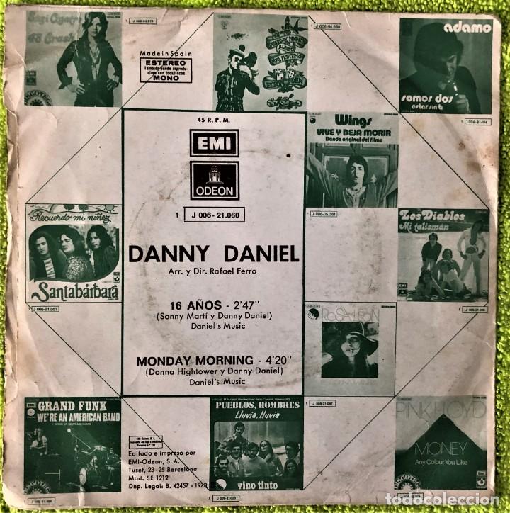 Discos de vinilo: Danny Daniel - 16 A&ntilde;os - Foto 2