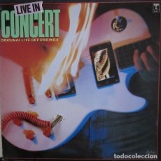 Discos de vinilo: LIVE IN CONCERT * LP VINILO (ORIGINAL LIVE RECORDINGS) 1981 RARE BLONDIE / MOTORHEAD / UFO. Lote 262789755