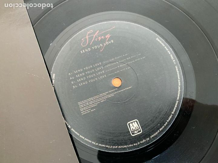 Discos de vinilo: STING (SEND YOUR LOVE) MAXI (B-28) - Foto 2