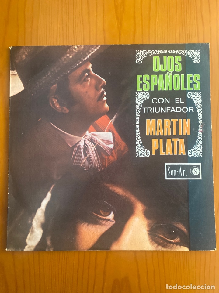 Disques de vinyle: MARTIN PLATA CON PEPE VILLA-OJOS ESPA&Ntilde;OLES-SON ART MEXICO-LO ESTRENAS TU-MUY RARO