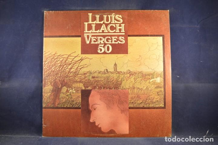 Discos de vinilo: LLUIS LLACH - VERGES 50 - LP - Foto 1