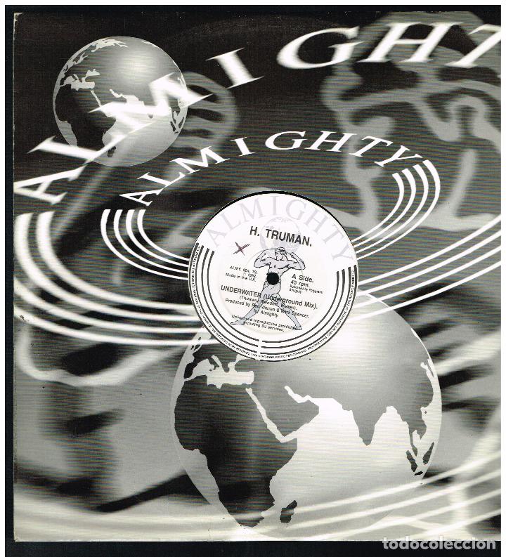 Discos de vinilo: H. TRUMAN - UNDERWATER - MAXI SINGLE 1992 - ED. UK - Foto 1