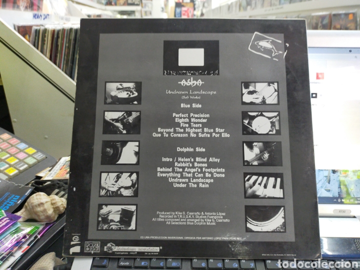 Discos de vinilo: Asha lp undrawn landscape 1992 - Foto 2