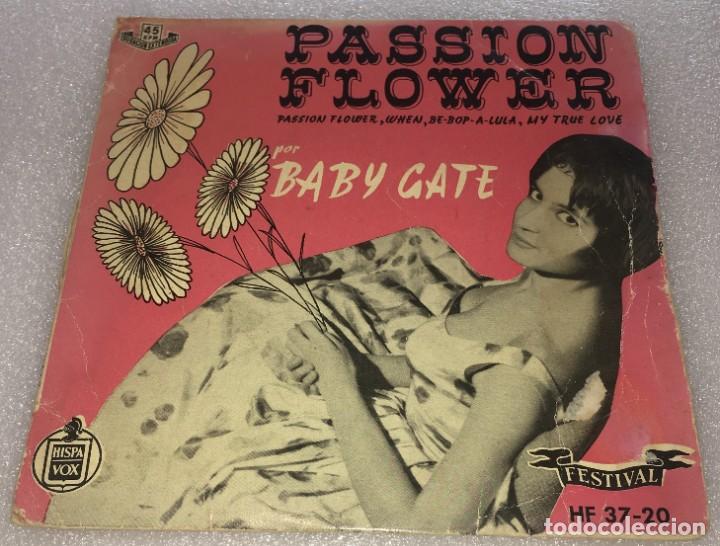 Dischi in vinile: PASSION FLOWER POR BABY GATE ( MINA EN SUS COMIENZOS ) - PASSION FLOWER+3-PED MIN 10&euro;