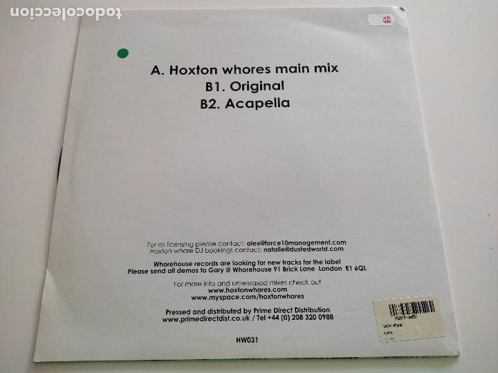Discos de vinilo: Hoxton Whores - Sunrise (12&rdquo;) - Foto 2