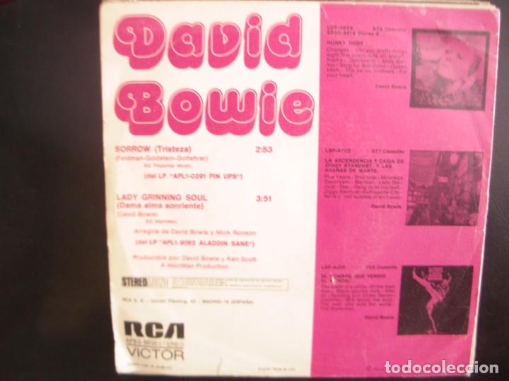Discos de vinilo: DAVID BOWIE- SORROW. SINGLE. - Foto 2