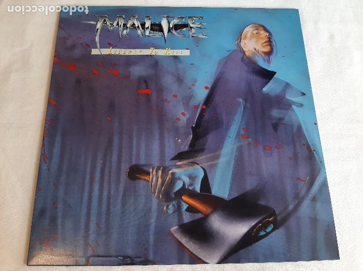 Discos de vinilo: MALICE -LICENSE TO KILL- (1987) LP DISCO VINILO - Foto 1