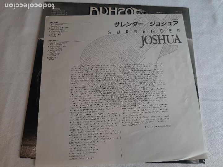 Discos de vinilo: JOSHUA -SURRENDER- (1985) LP DISCO VINILO - Foto 7