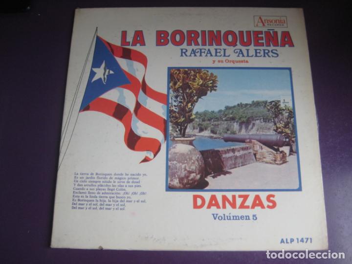 Dischi in vinile: Rafael Alers Y Su Orquesta &lrm;&ndash; La Borinque&ntilde;a -Danzas Vol 5 - LP ANSONIA PUERTO RICO - SIN APENAS USO
