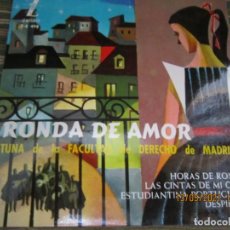 Discos de vinilo: TUNA DE LA FACULTAD DE DERECHO DE MADRID - RONDA DE AMOR EP - ORIGINAL ESPAÑOL - ZAFIRO 1963 - MONOA