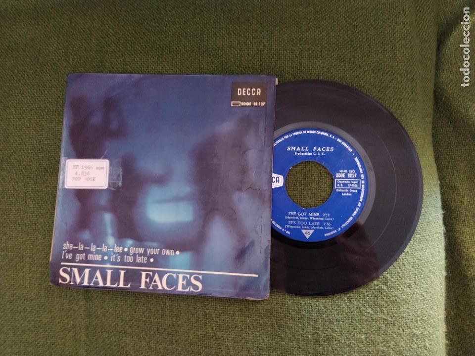 Discos de vinilo: SMALL FACES EP - Grow your own + 3 1966 SPA DECCA - Foto 1