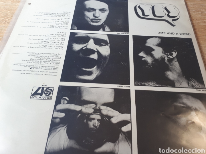 Discos de vinilo: YES TIME AND A WORD - Foto 2