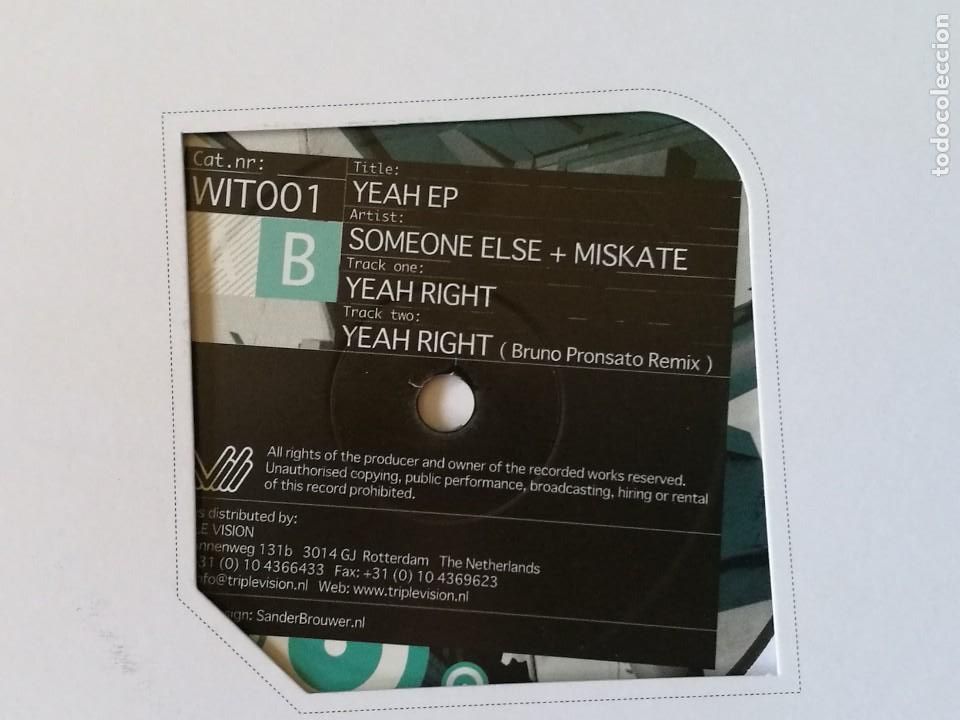 Discos de vinilo: Someone Else + Miskate - Yeah EP - 2006 - Foto 1