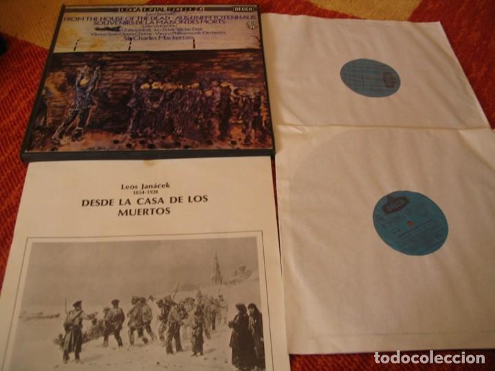 Dischi in vinile: MACKERRAS CAJA 2 LP JANACEK FROM THE HOUSE OF DEAD DECCA ESPA&Ntilde;A 1982 + LIBRETO