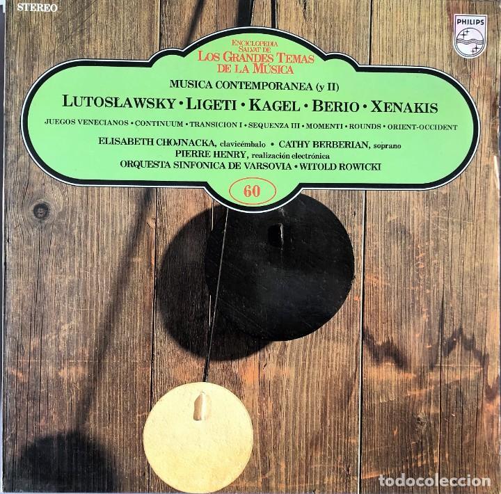 Discos de vinilo: ENCICLOPEDIA SALVAT &rdquo;LOS GRANDES TEMAS DE LA M&Uacute;SICA&rdquo; - LP N&ordm; 60
