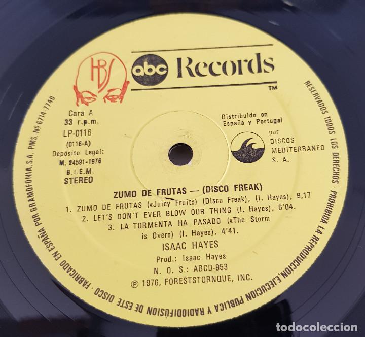 Discos de vinilo: ISAAC HAYES / ZUMO DE FRUTAS - Foto 4