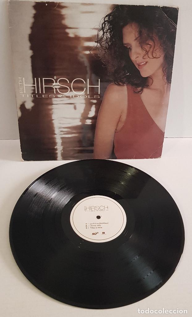 Discos de vinilo: BETH HIRSCH / TITLES & IDOLS - Foto 1
