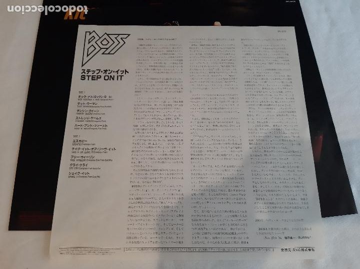 Discos de vinilo: BOSS -STEP ON IT- (1985) LP DISCO VINILO - Foto 7