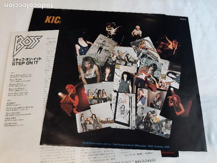 Discos de vinilo: BOSS -STEP ON IT- (1985) LP DISCO VINILO - Foto 8