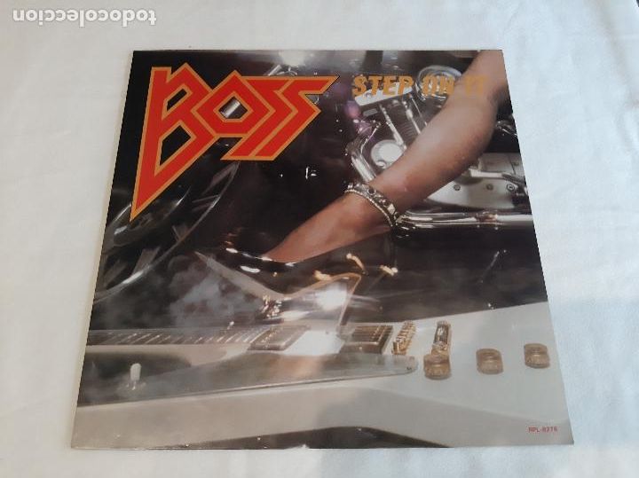 Discos de vinilo: BOSS -STEP ON IT- (1985) LP DISCO VINILO - Foto 1