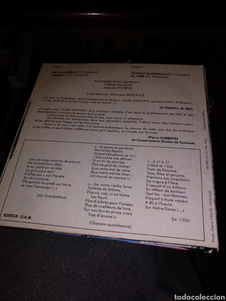 Discos de vinilo: Claude Neupont - Foto 2