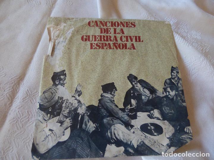 Discos de vinilo: Vinilo,Canciones de la guerra civil . - Foto 1