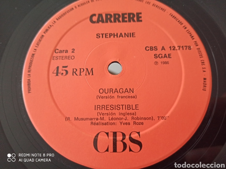 Discos de vinilo: Stephanie (2) - Irresistible (12&rdquo;, Maxi) - Foto 2