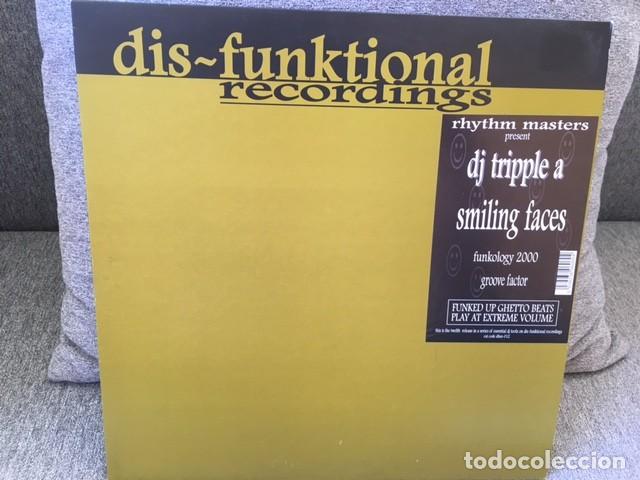 Discos de vinilo: DJ. TRIPPLE A SMILING FACES. EDICI&Oacute;N INGLESA DE 1999 - Foto 1