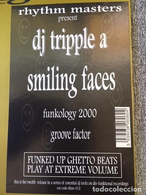 Discos de vinilo: DJ. TRIPPLE A SMILING FACES. EDICI&Oacute;N INGLESA DE 1999 - Foto 2