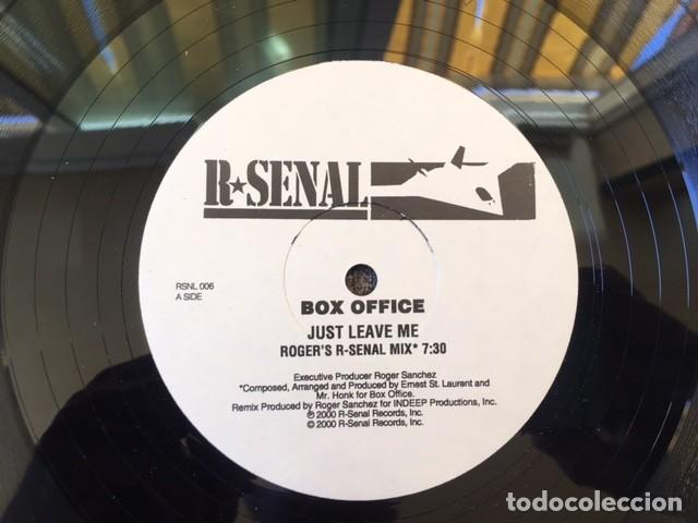 Discos de vinilo: BOX OFFICE . JUST LEAVE ME. EDICI&Oacute;N INGLESA DEL 2000 - Foto 1