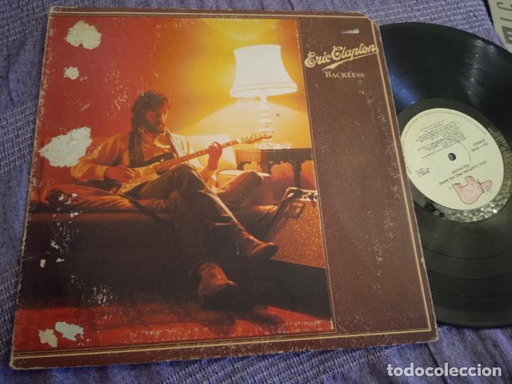 Discos de vinilo: ERIC CLAPTON LP. BACKLESS MADE IN USA. US. 1978 DEFECTUOSO - Foto 1