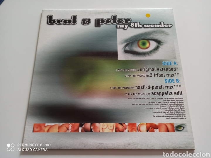 Discos de vinilo: Beat & Peter - My 8th Wonder (12&rdquo;) - Foto 1