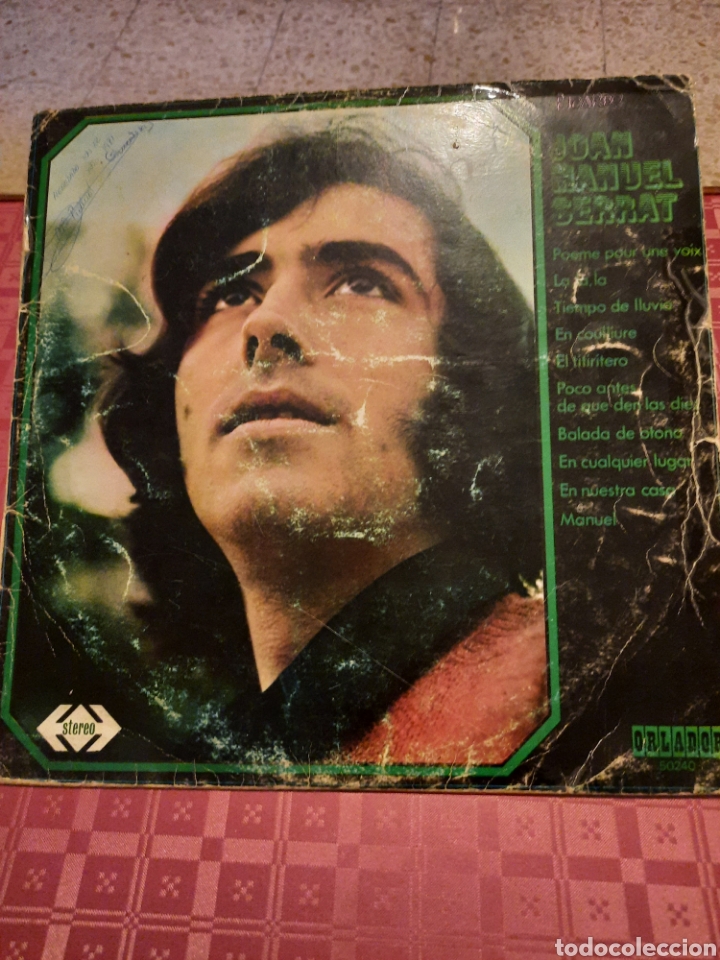 Discos de vinilo: Joan Manuel Serrat edici&oacute;n especial 1970. - Foto 1